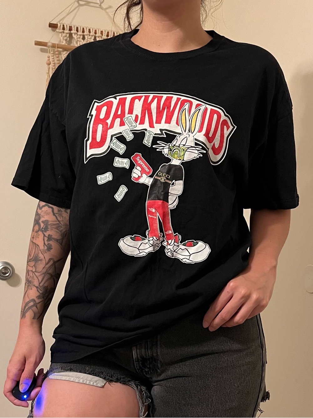 Backwoods Graphic Black Men's T-Shirt